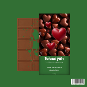 Pistachio Kunafa flavoured dubai chocolate