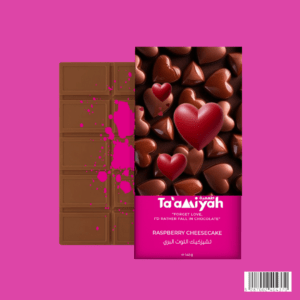 Raspberry Cheescake flavoured dubai chocolate
