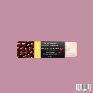 Bubblegum And Cotton Candy White Chocolate Dubai Chocolate Mini 33 G