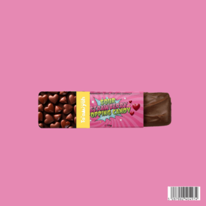 Sour Strawberry Popping Candy Dubai Chocolate Mini 33 G